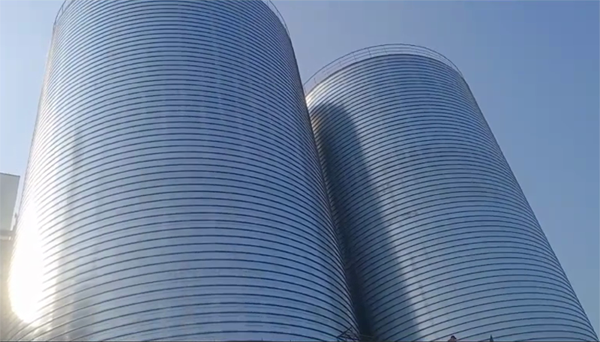 通化2座混凝土高架卷板仓